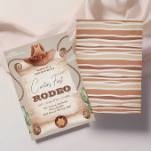 Westerse Eerste Rodeo Wild West Cowboy Bruin Kaart