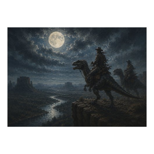 Westerse fantasiekunst foto afdruk (Voorkant)