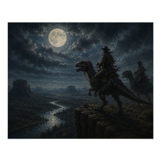 Westerse fantasiekunst perfect poster (Voorkant)