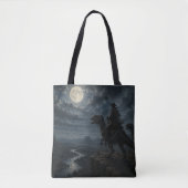 Westerse fantasiekunst tote bag (Voorkant)