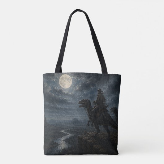 Westerse fantasiekunst tote bag (Achterkant)