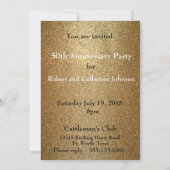 Westerse Feestampagne en Cowboy Hoed Aangepast Kaart (Achterkant)