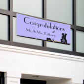 Westerse felicitatie spandoek (Buitenkant Gebouw)