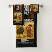 Westerse filmposterparodie bad handdoek (Insitu)