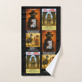 Westerse filmposterparodie bad handdoek (Handdoek)