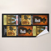 Westerse filmposterparodie badhanddoek (Badhanddoek)