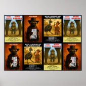 Westerse filmposterparodie poster (Voorkant)