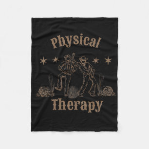 Westerse fysiotherapeut Pt behandeling Pta rug T Fleece Deken