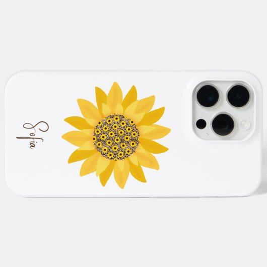 Westerse Gele Zonnebloem Cute Bloem Moederdag Case-Mate iPhone Case (Achterkant (horizontaal))