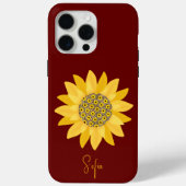 Westerse Gele Zonnebloem Mooie Bloem Moederdag Case-Mate iPhone Case (Achterkant)