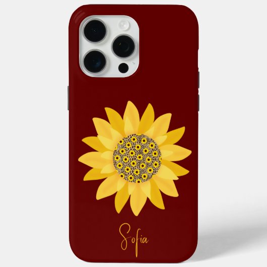 Westerse Gele Zonnebloem Mooie Bloem Moederdag Case-Mate iPhone Case (Achterkant)
