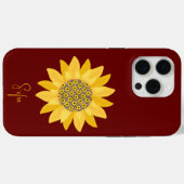 Westerse Gele Zonnebloem Mooie Bloem Moederdag Case-Mate iPhone Case (Achterkant (horizontaal))