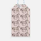 Westerse Geslacht bekendmaking Cowboy of Cowgirl Cadeaulabel (Achterkant)