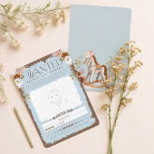 Westerse Gezochte Poster Baby Jongen Shower Spel K Kaart