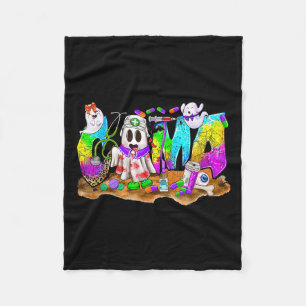 Westerse Halloween CMA Gecertificeerde Medische Ve Fleece Deken