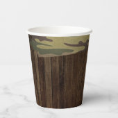 Westerse herten De jacht is voorbij Bruiloft Papieren Bekers (Achterkant)