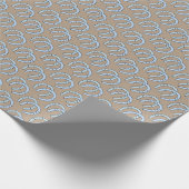 Westerse Hoefijzer Paard Thema Cadeaupapier (Hoek)