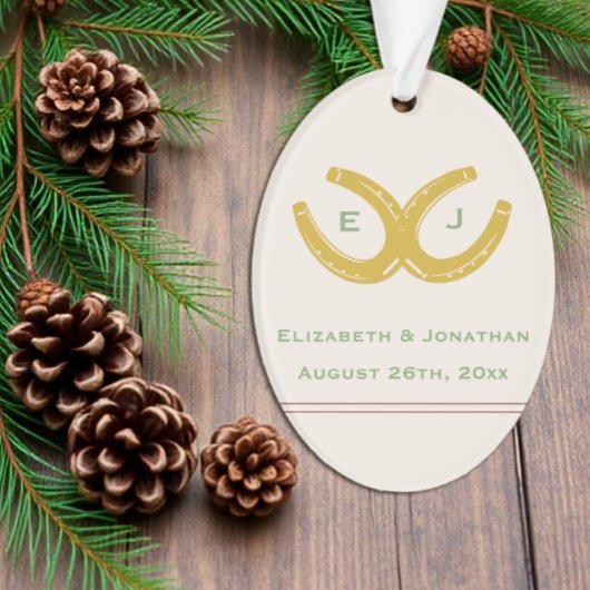Westerse hoefijzers ornament