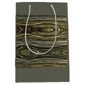 Westerse Hout Illusie Medium Cadeauzakje (Voorkant)