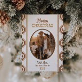 Westerse kerstkaart | Gedrukt of digitaal