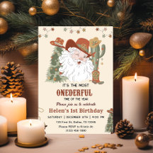 Westerse Kerstman Oh wat een leuk Kerst-verjaardag