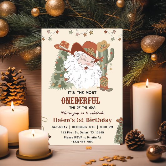 Westerse Kerstman Oh Wat Een Leuke Kerstverjaardag Kaart