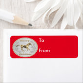 Westerse Kerstriemgesp Etiket (Insitu)