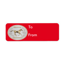 Westerse Kerstriemgesp