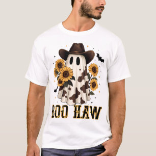Westerse Koe Vlek Spoken Spook Boe Hoe T-shirt