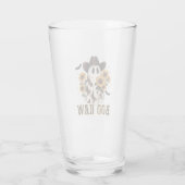 Westerse Koe Vlek Spokenacht Spook Boe Hoe Glas (Achterkant)