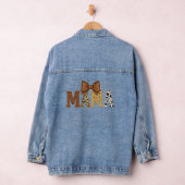 Westerse Koeienprint Mama  Denim Jacket (Hangar)