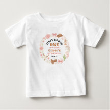 Westerse Kokette Cowgirl 1e Verjaardag Schattig Ro