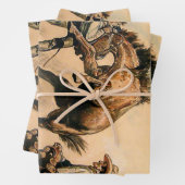 Westerse kunst “Mule” van Will James Inpakpapier Vel (In situ)