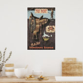 Westerse Kunst Pennsylvania Railroad Poster Trein (Keuken)