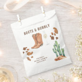 Westerse laarzen & bruisende bruiloftsdouche bedankzakje (Geknipt)