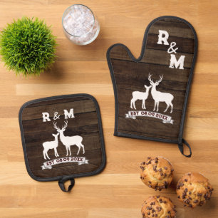 Westerse Landherteden Jubileum Meneer en Mevrouw Ovenwant & Pannenlap Set