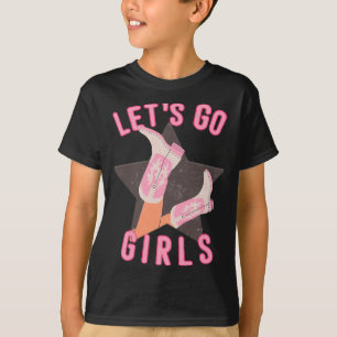Westerse Lets Go Girls Bruids Bruidsmeisje Feest T-shirt