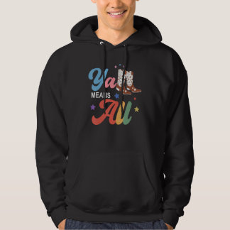 Westerse LGBTQ Y alles Regenboog Lesbienne Homo Al Hoodie