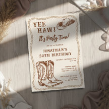 Westerse met de hand getekende cowboylaarzen man v
