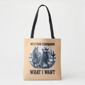 Westerse metgezel tote bag (Voorkant)
