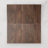 Westerse Nep Houten Trouwstoel Vouwbaar Plaatskaartje (Binnenkant ongevouwen)