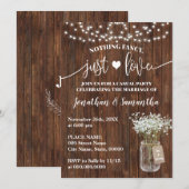 Westerse Niks Gewoons Eenvoudig Liefde Vluchten Ui Save The Date (Voorkant / Achterkant)