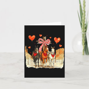 Westerse Paard Valentijn Grappige Westerse Valenti Kaart