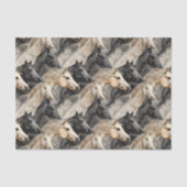 Westerse paarden tissuepapier (Voorkant)