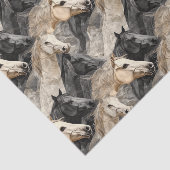 Westerse paarden tissuepapier (Detail)