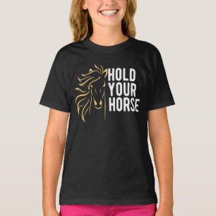 Westerse paardenliefhebber paardrijden Equestrian T-shirt