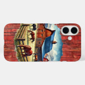 Westerse paardenliefhebbers ranch Case-Mate iPhone case (Achterkant (horizontaal))