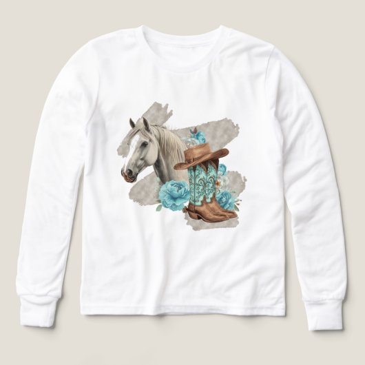 Westerse paardenmeisjes (Voorkant)