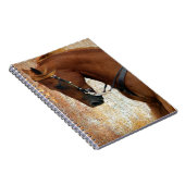 Westerse paardenzuring Grunge Notitieboek (Rechterzijde)