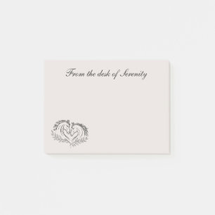 Westerse paardrijden landelijke cowgirl cowboy post-it® notes